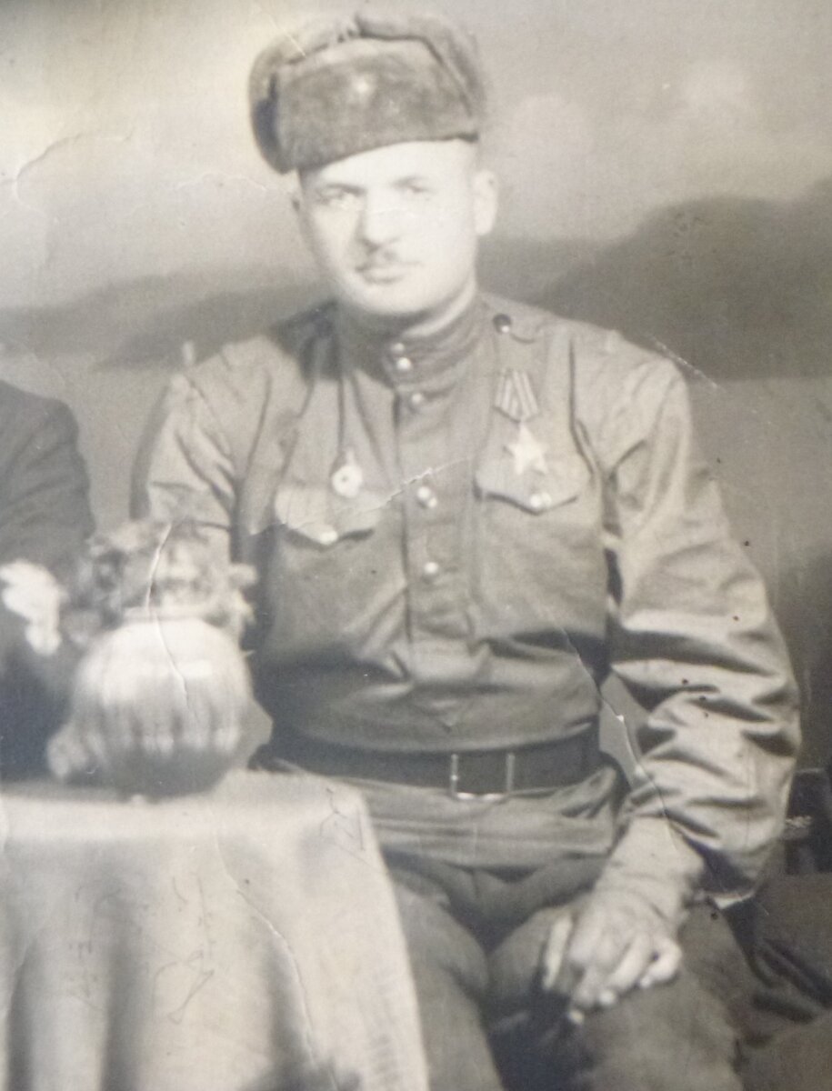 Ф.Д. Зайцев (фото сделано 9 мая 1945 года)