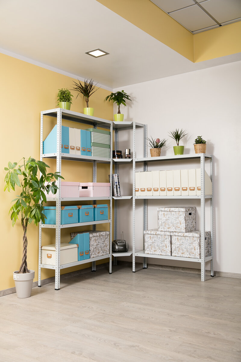 Пример металлических стеллажей производства ООО "Металл-Завод"