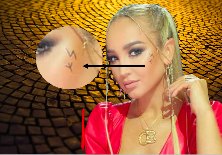 Руны на лице Ольги Бузовой