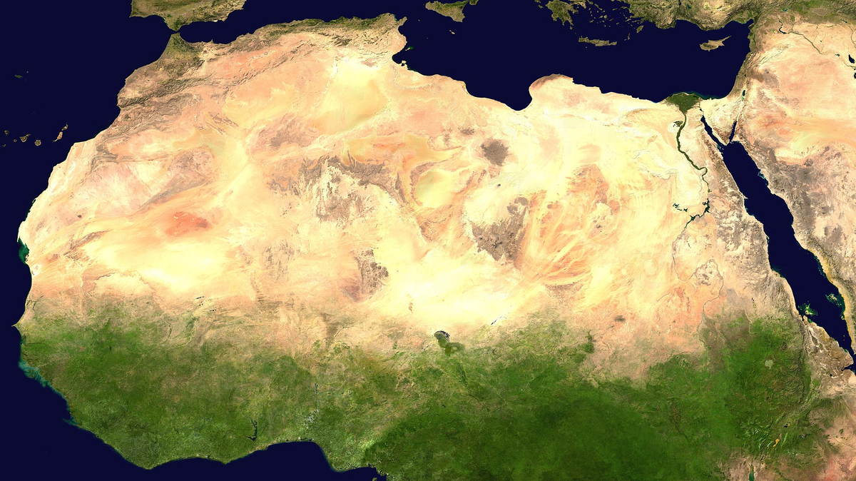 Автор: NASA - Cropped from Image:Africa satellite plane.jpg., Общественное достояние, https://commons.wikimedia.org/w/index.php?curid=1654153