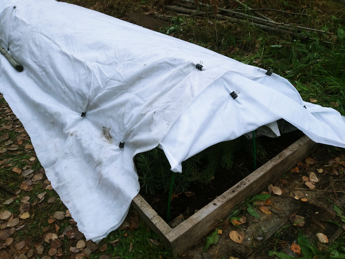 Нетканый укрывной на дугах