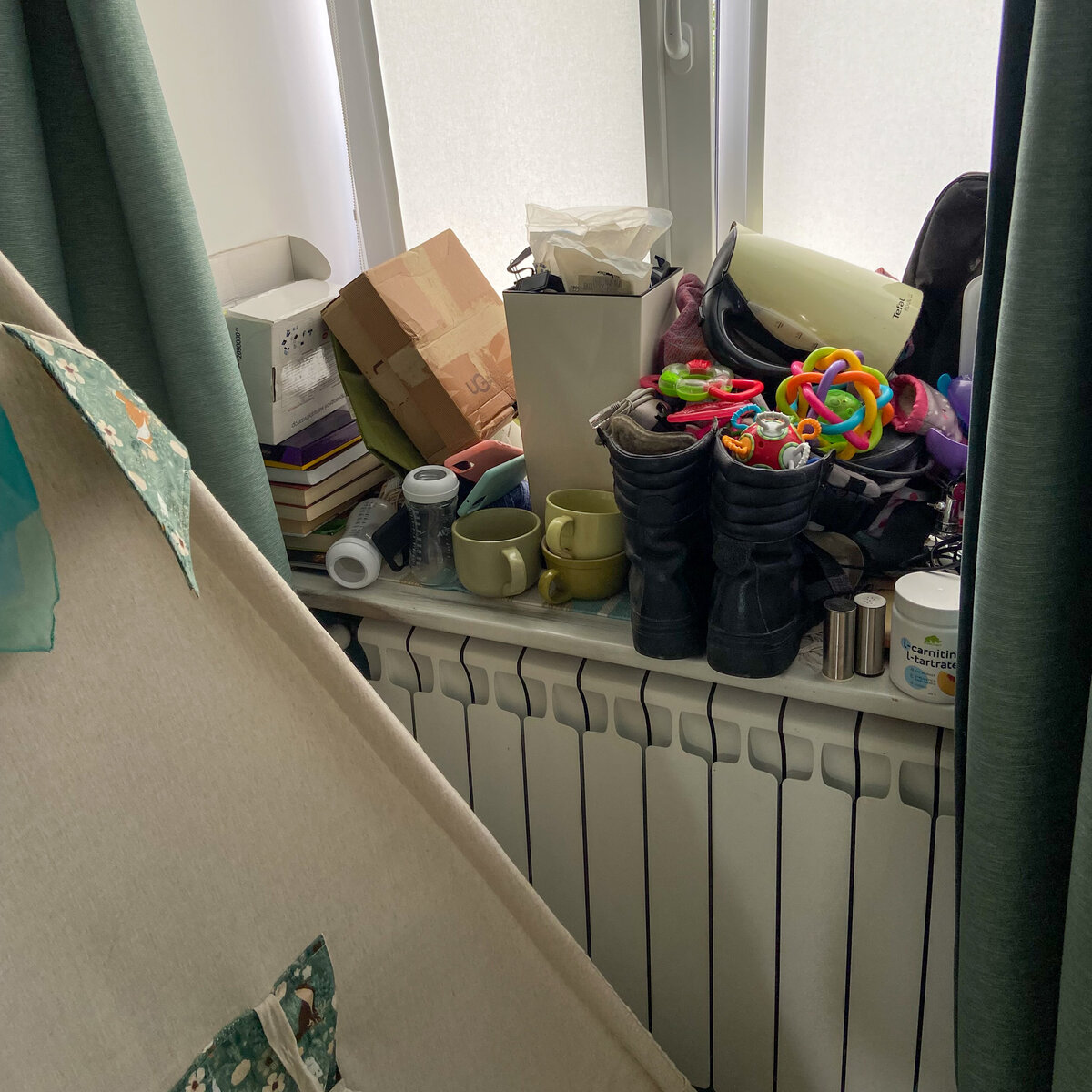 На начальных этапах расхламления