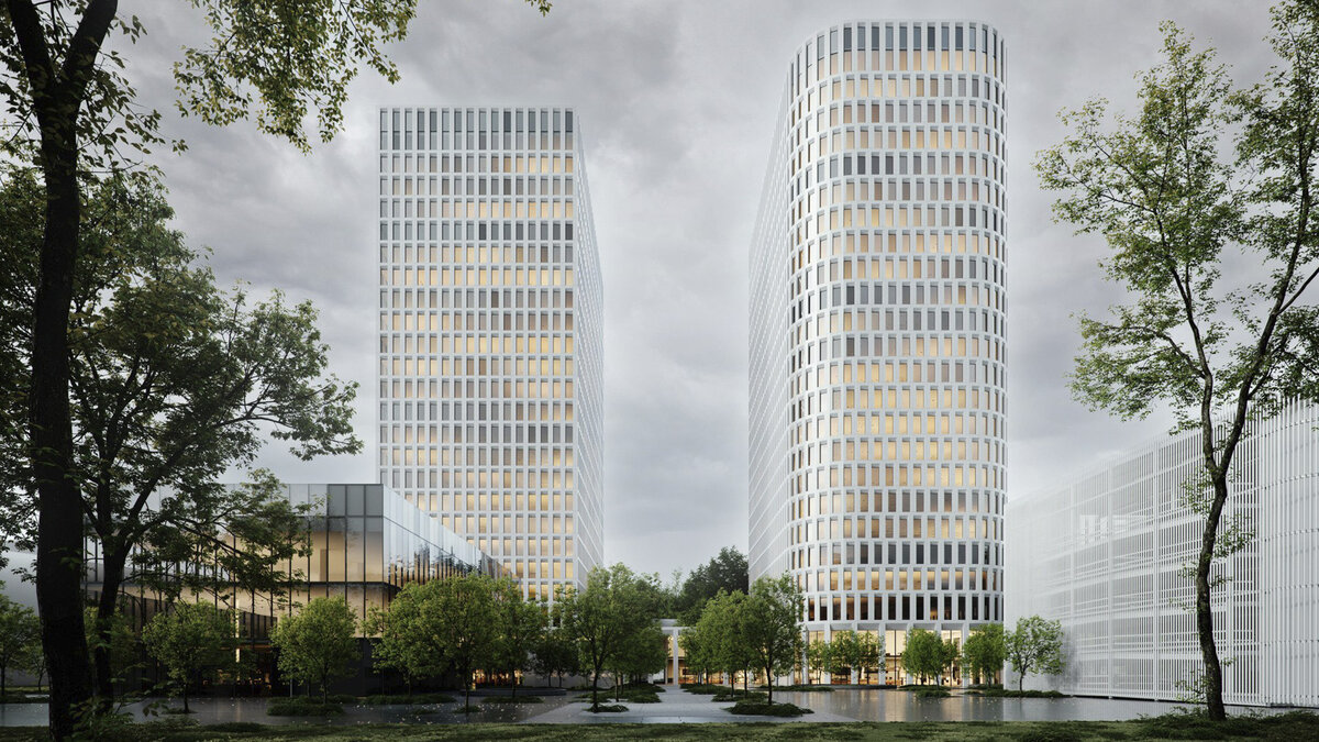 Фасады бизнес-центра «Stone Савёловская»