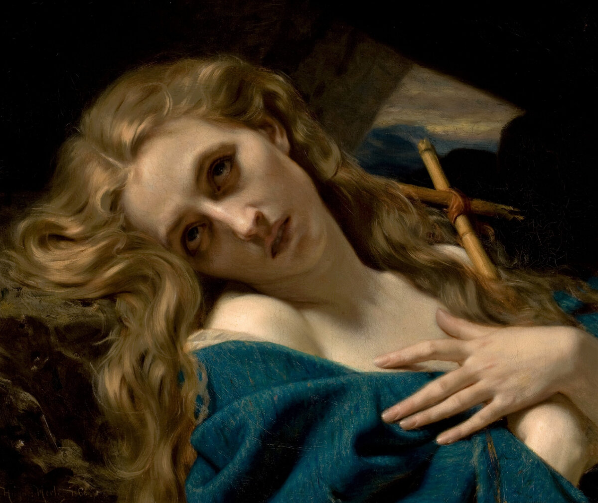 "Мария Магдалина" Хьюза Мерла, 1868 г.