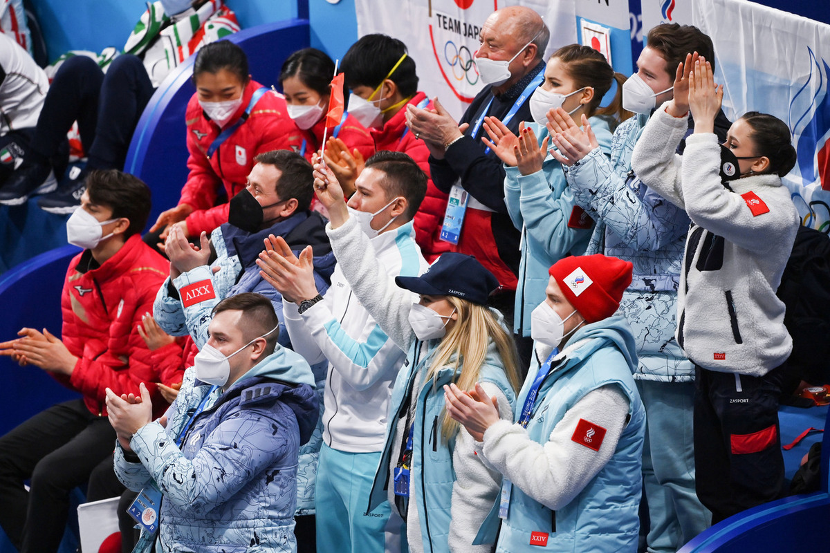 Сборная России на командном турнире 