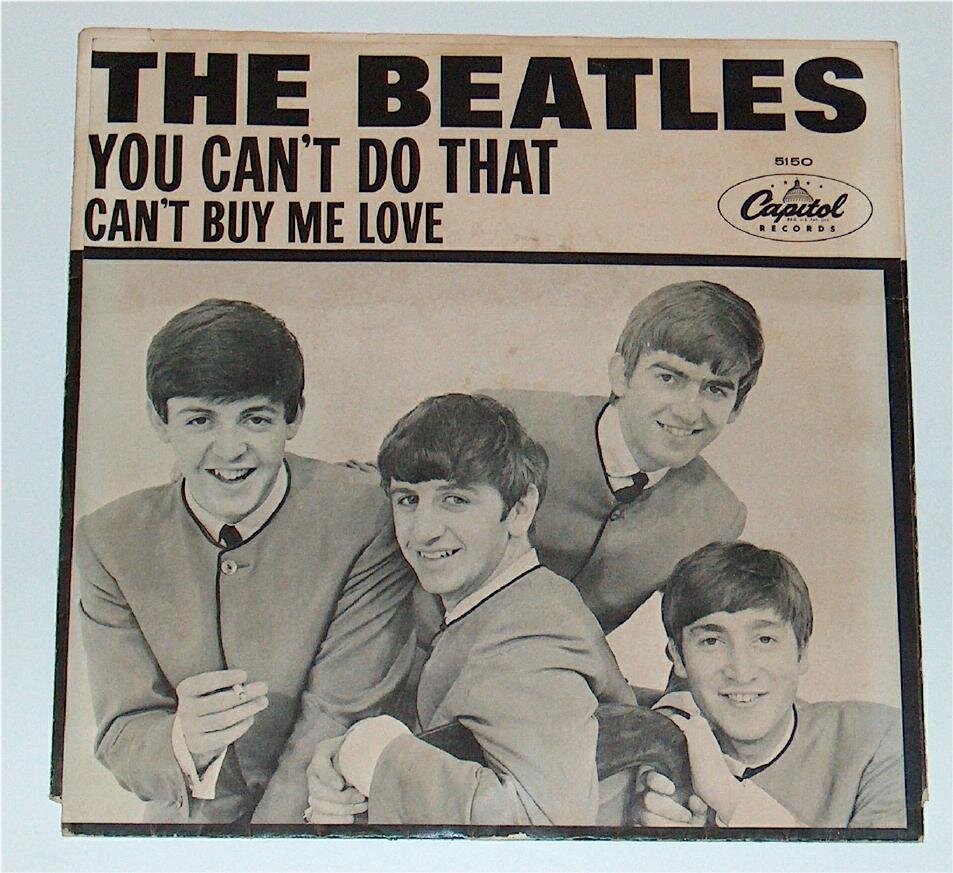 The Beatles - can't buy me Love PNG.