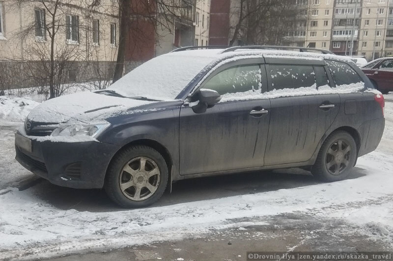 Toyota Corolla Fielder только тут более старая