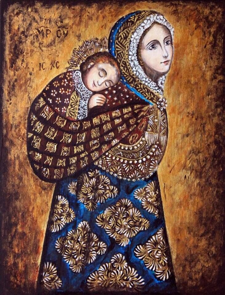 Перуанская икона Пресвятой Богородицы - фото с сайта pinterest.ru