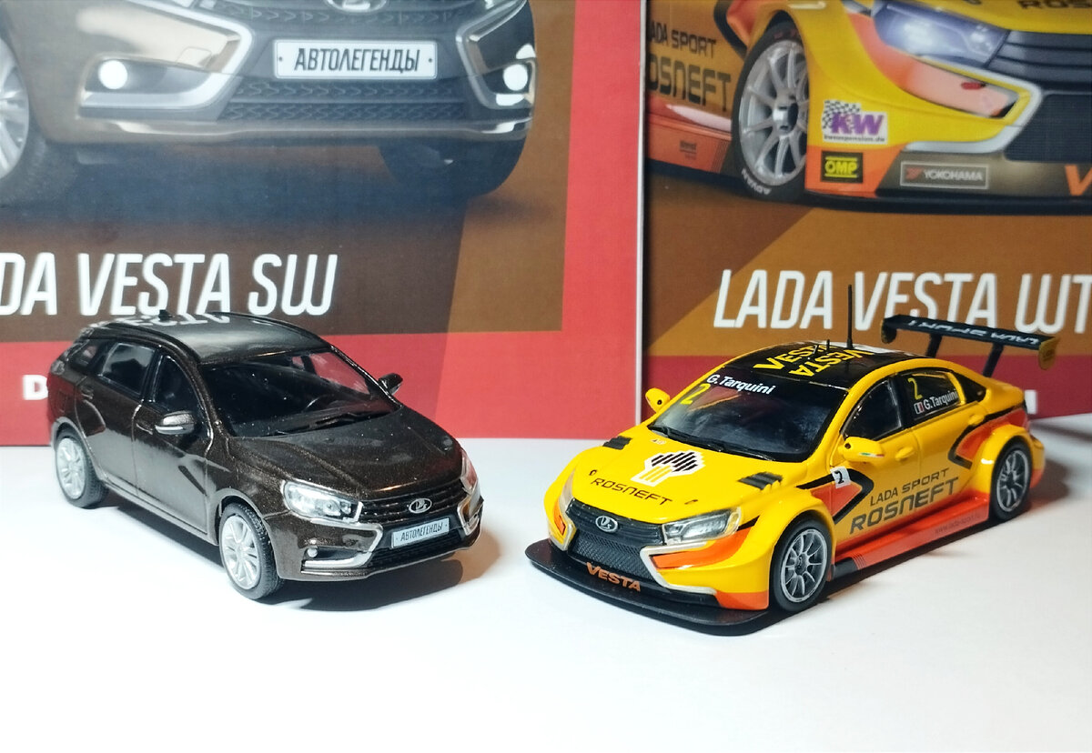 Автолегенды Новая Эпоха. Lada Vesta SW и Lada Vesta WTCC | Сержик Моделист  | Дзен