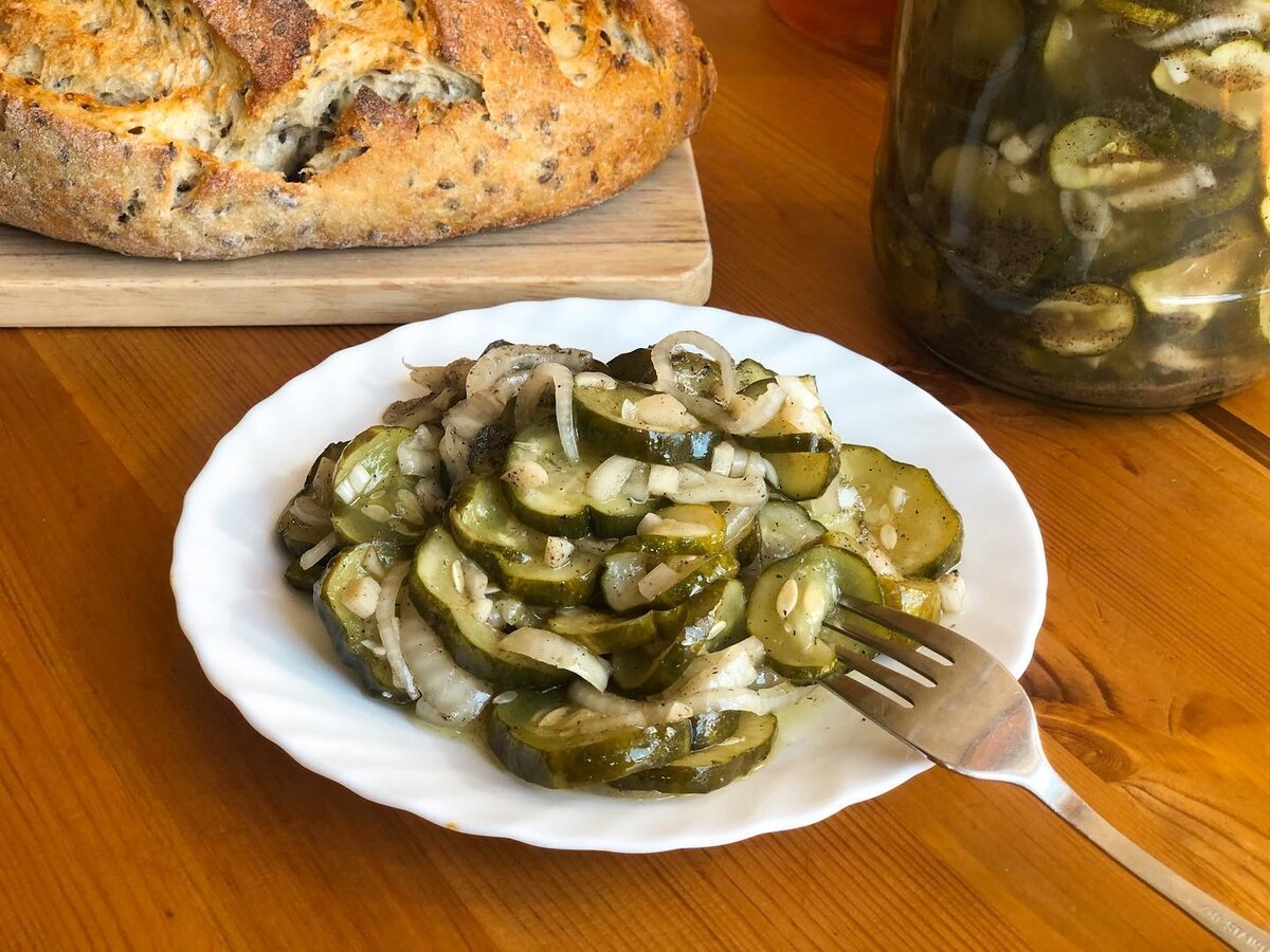 Салат из огурцов на зиму