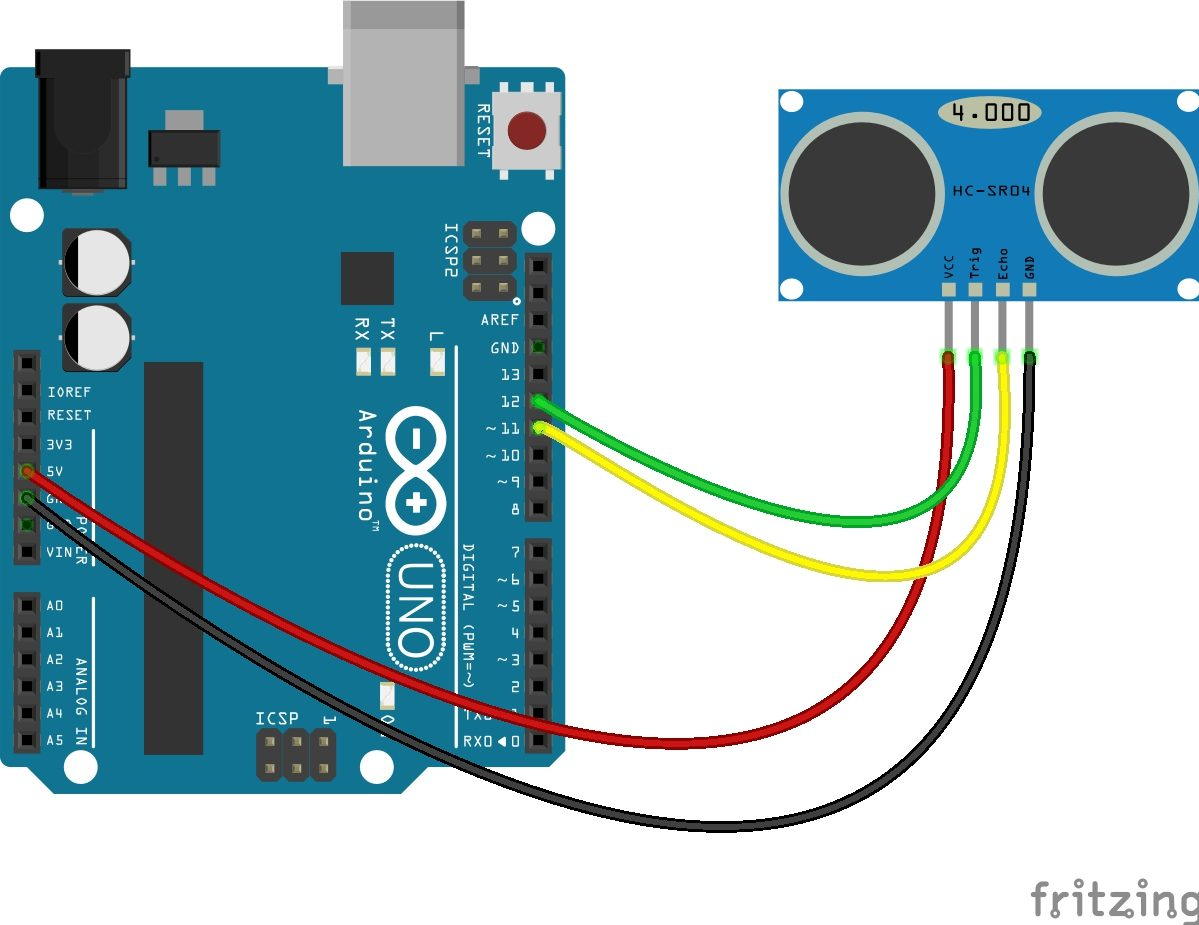 Подключение дальномера HC-SR04 к Arduino - Аппаратная часть - SamPawno