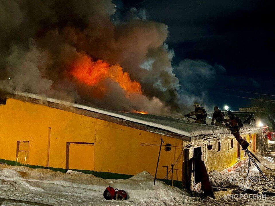     Пожар локализован. Фото: МЧС по Мурманской области