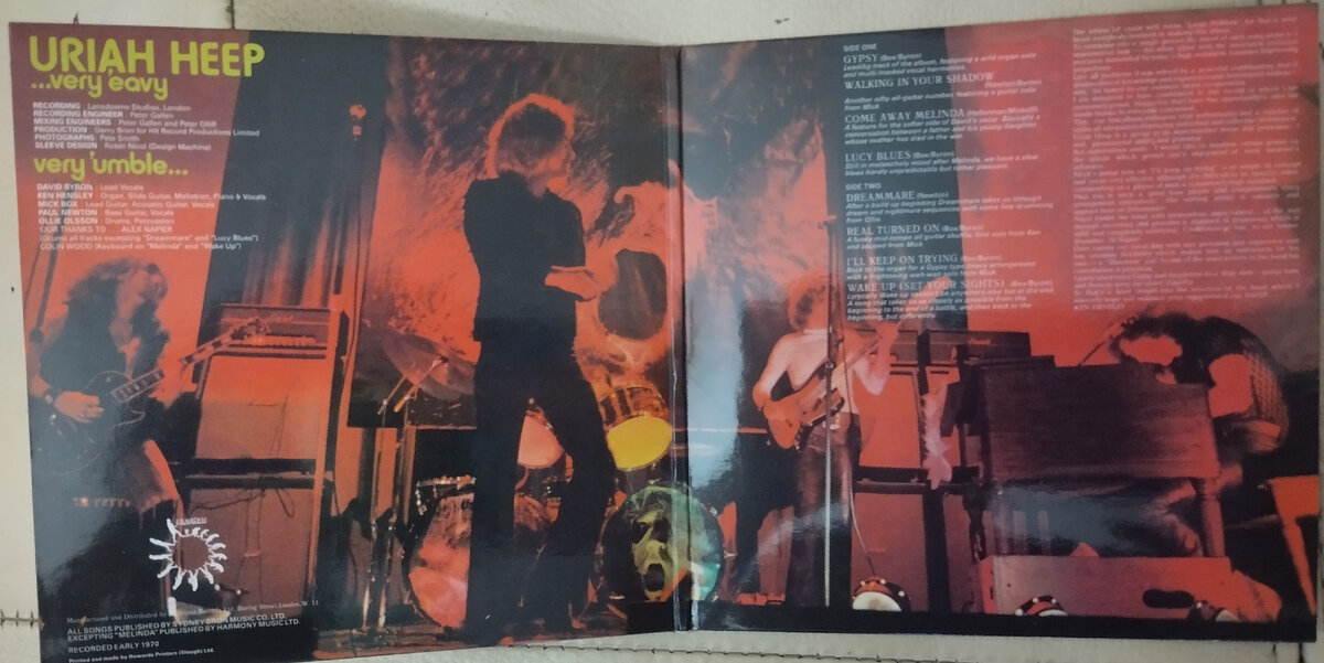 Внутренний разворот альбома 