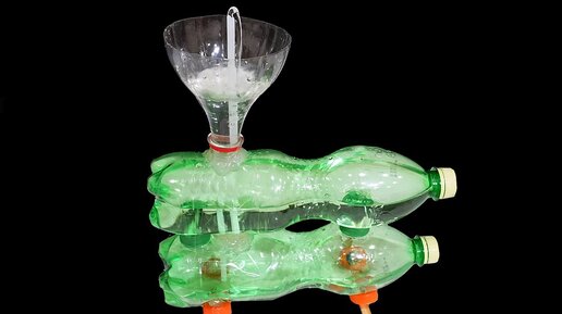 Фонтан из бутылки – опыты и эксперименты для детей от профессора Николя