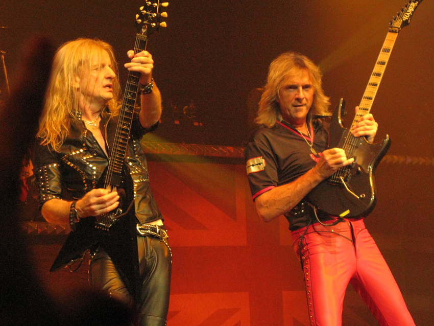 Великий металл. Даунинг Типтон. Гленн Типтон и Кеннет Даунинг. K K Downing Glenn Tipton. Гитара Hamer Кеннета Даунинга.