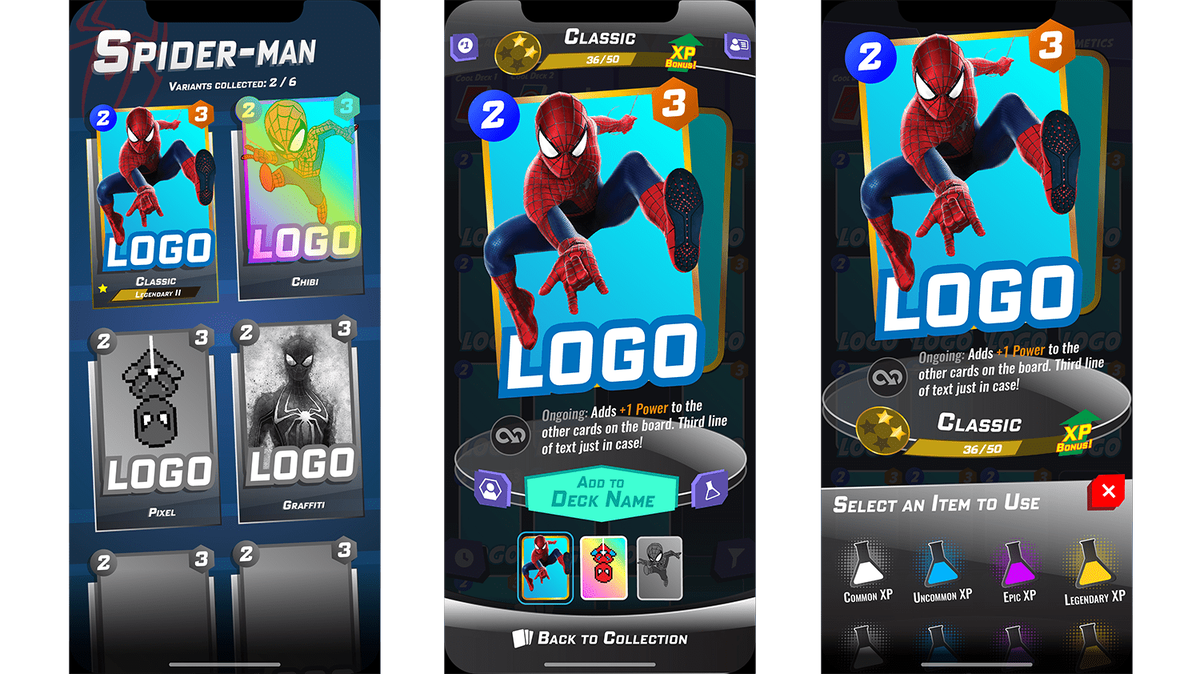 Эволюция интерфейса игры MARVEL SNAP | daniilrozyev | Дзен