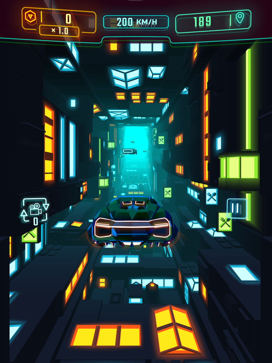 Neon Flytron — неоновые гонки в стиле киберпанк для Android и iOS. | Only  Top Apps | Дзен