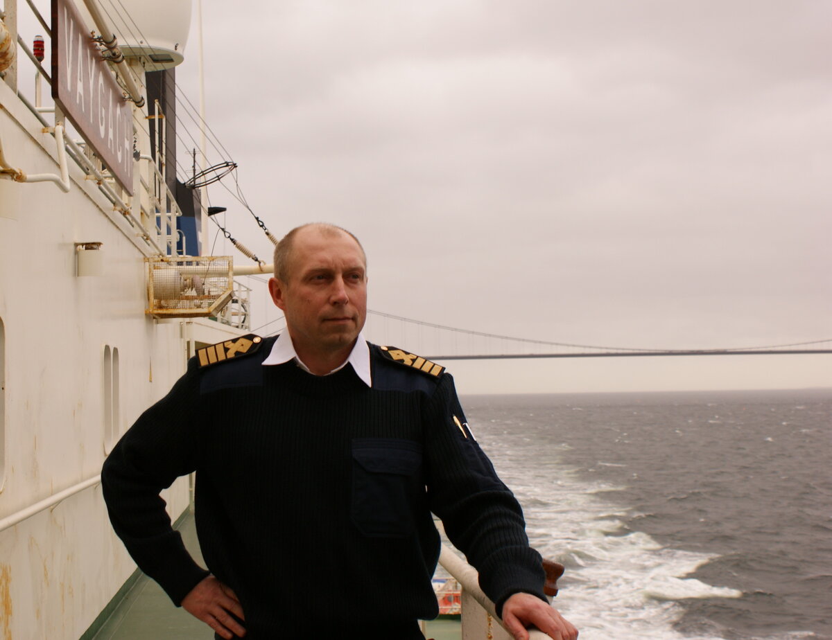 Капитан атомного ледокола "Вайгач" Александр Скрябин (Фото: Атомфлот)