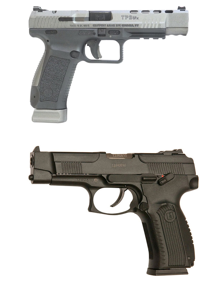 Canik TP9SFx и пистолет Ярыгина