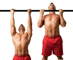 ПОДТЯГИВАНИЯ СРЕДНИМ ОБРАТНЫМ ХВАТОМ