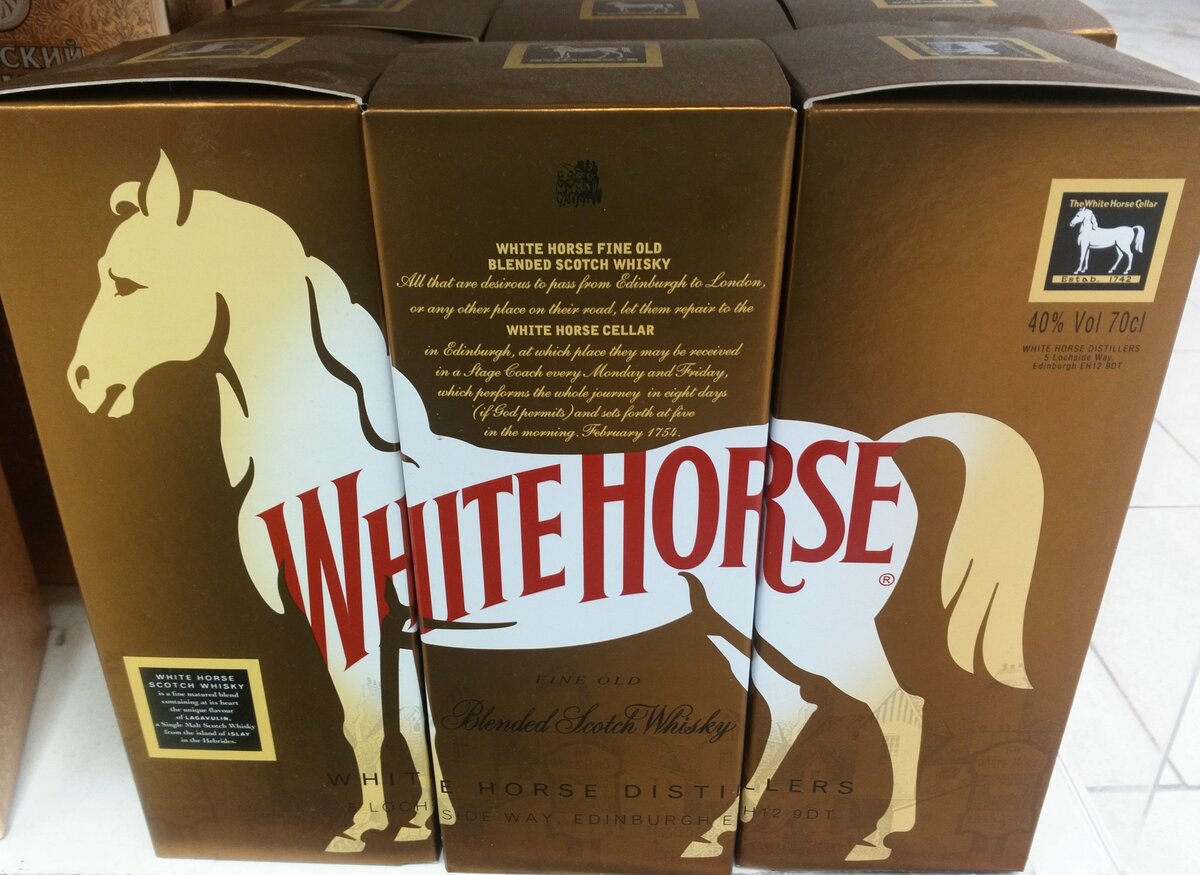 Виски white horse 1 л