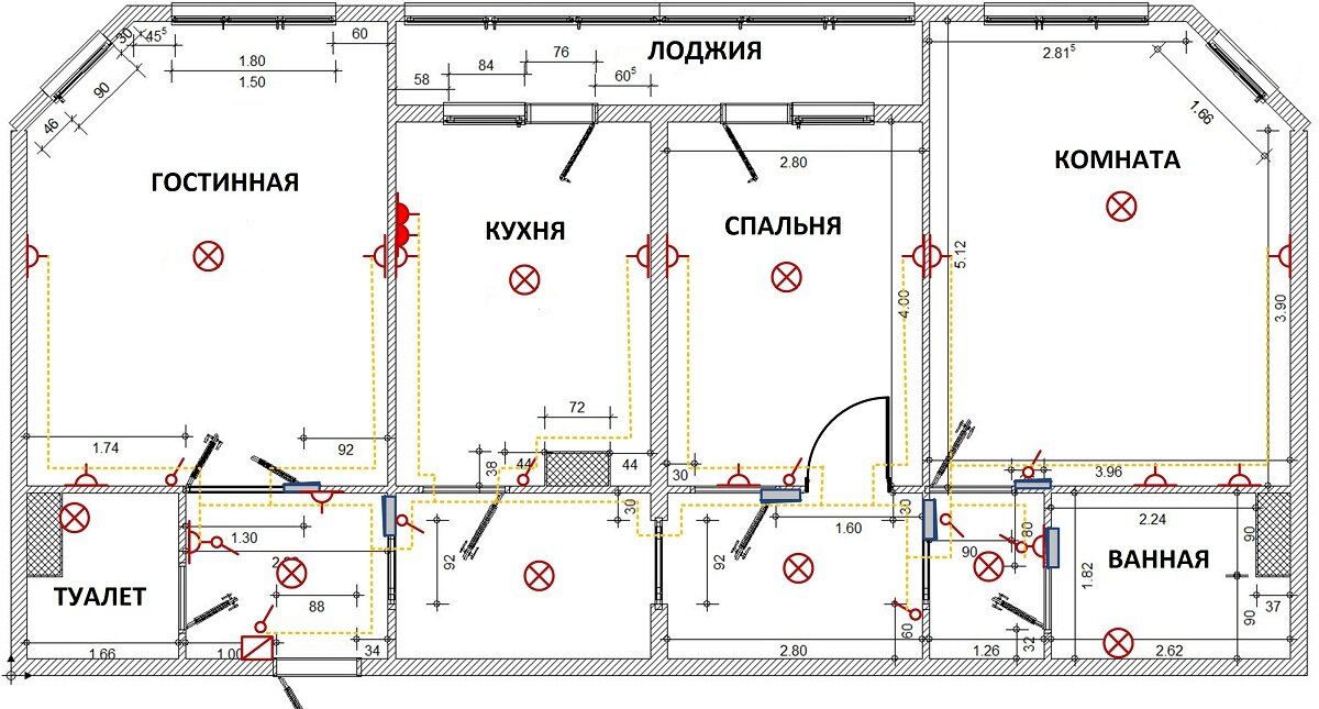 Монтаж проводки в доме – пример схем, подбор мощности, расценки на работы