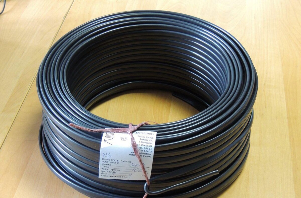 Провод ВВГ имеет длительный срок эксплуатации и приемлемую цену