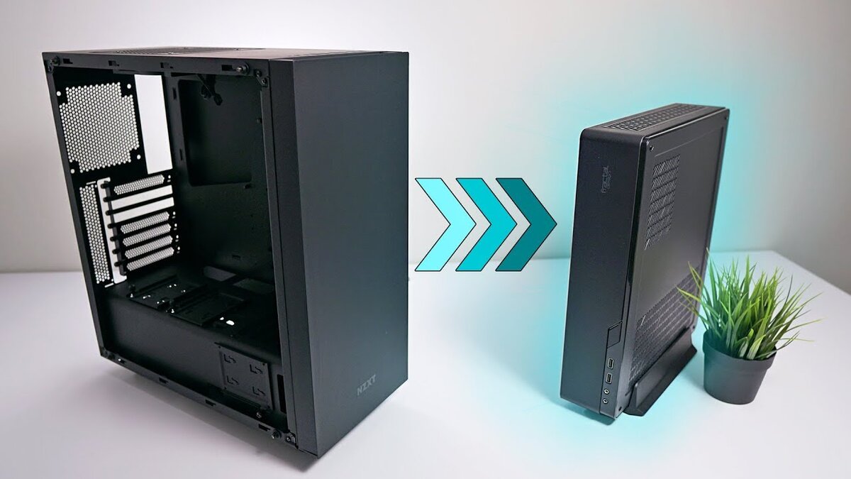 Сравнение Fractal Design Node 202 с обычным корпусом