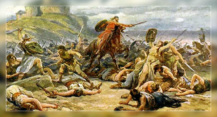 Атакующие женщины под предводительством Власты