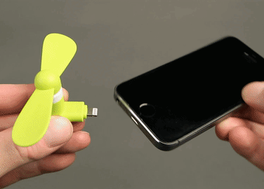 Вентилятор для смартфонов из Китая