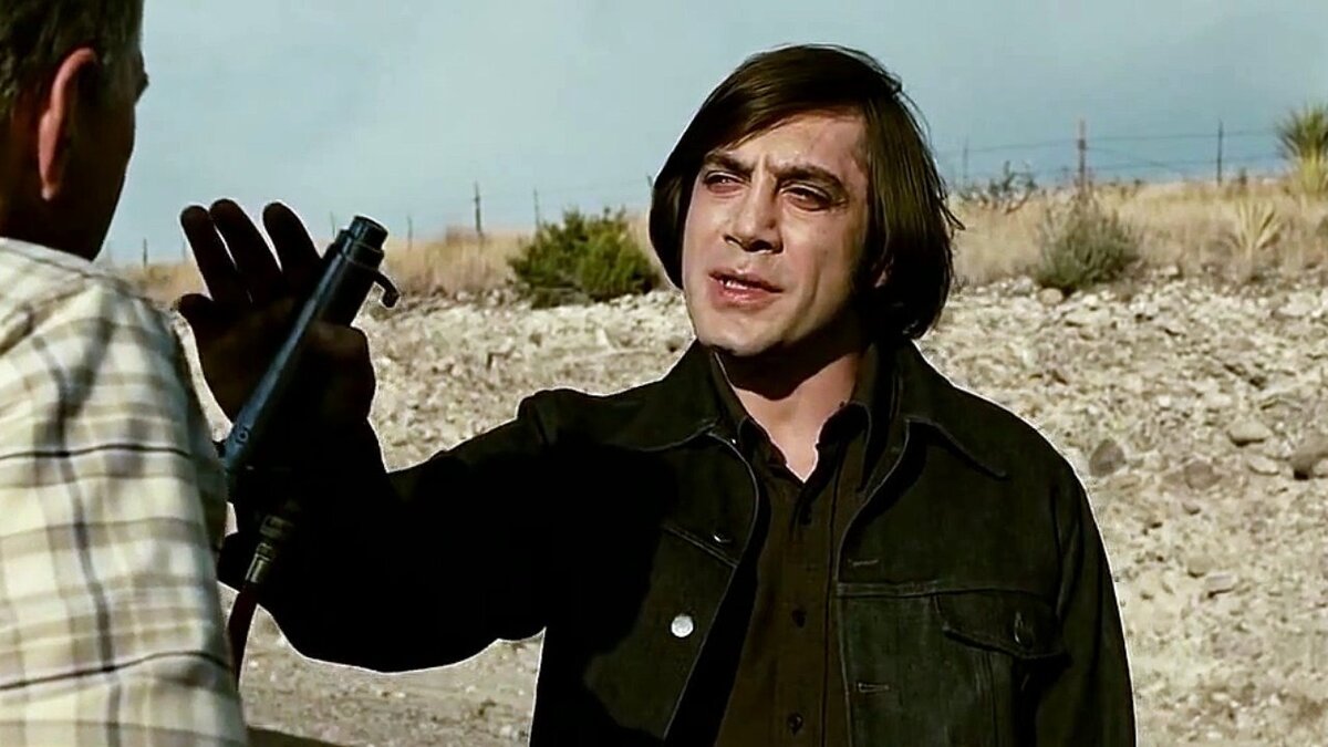 5. <b>Антон</b> <b>Чигур</b> - Старикам тут не место (No Country for Old Man) .