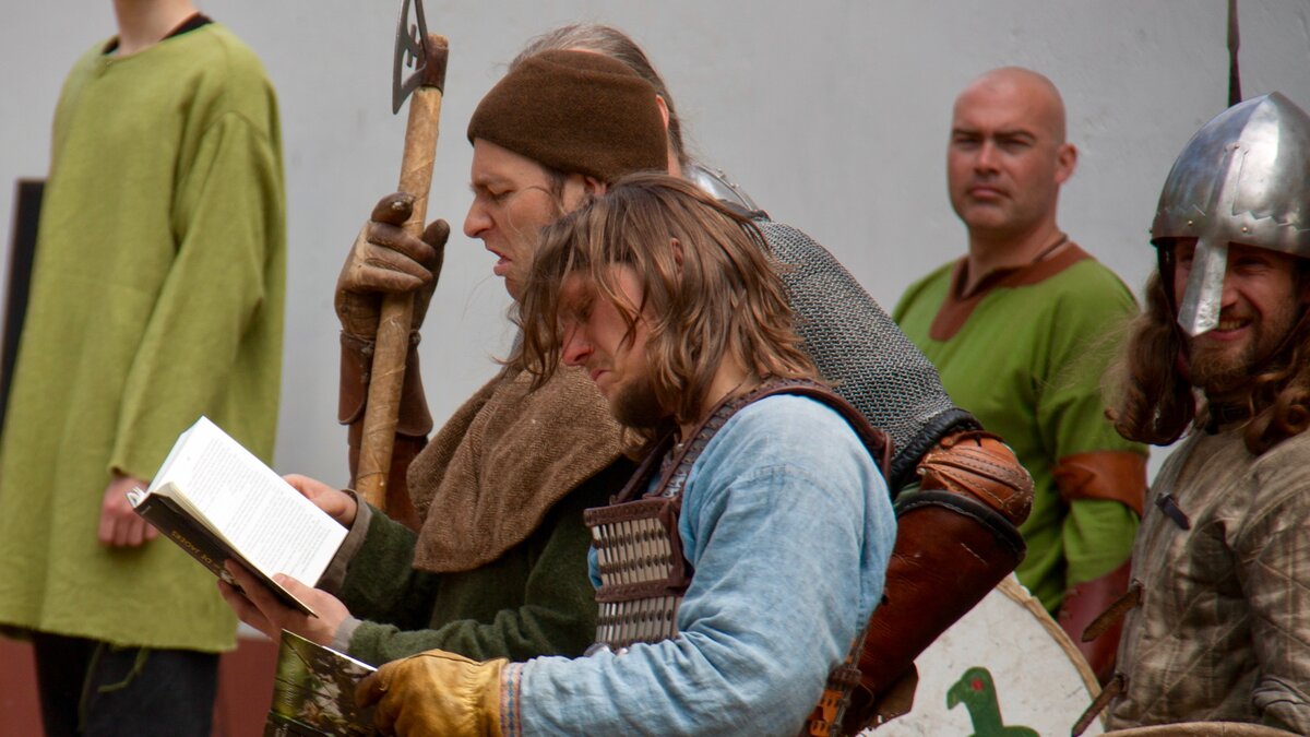 Фото: Hans Splinter «Викинги любят читать» Источник: Flickr