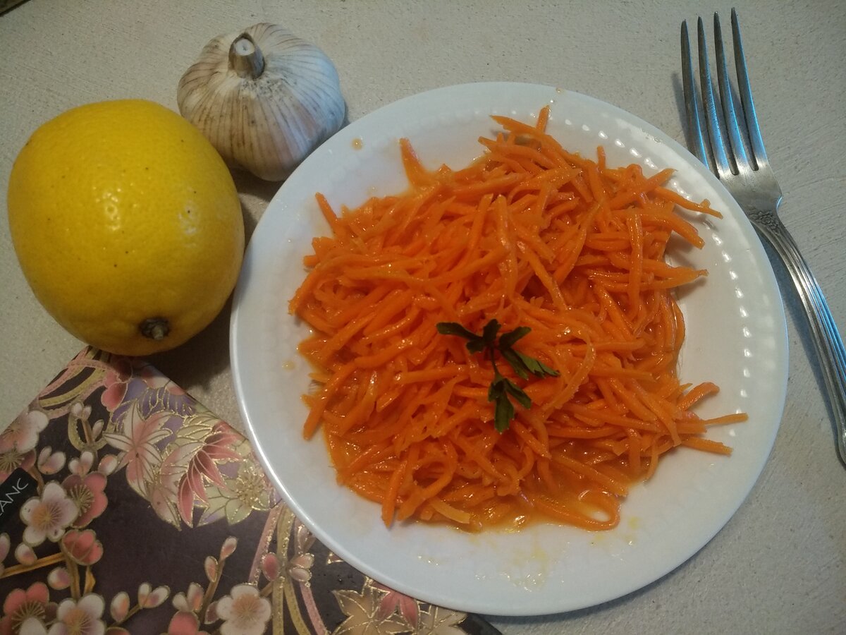 Ккал корейской морковки без масла.