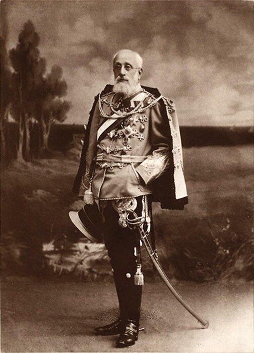 Александр Александрович Пушкин, старший сын поэта. Фотография 1903 года