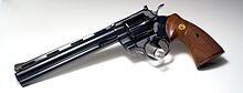 Colt Python Target, с восьмидюймовым стволом .38 Special
