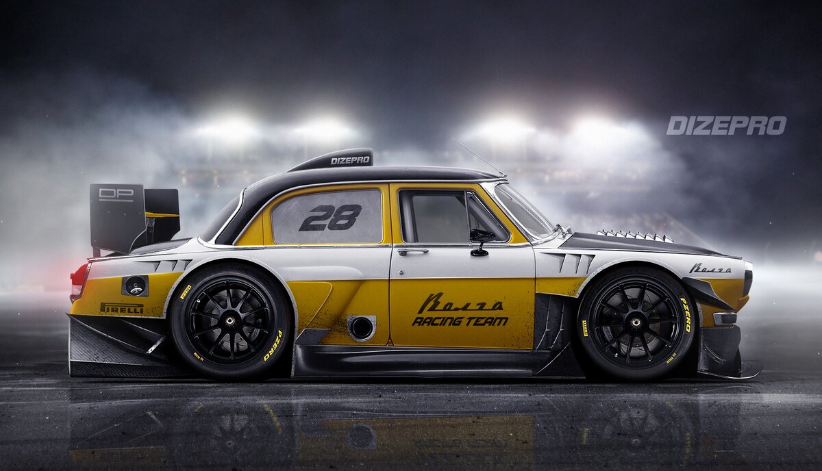 Авто, Машина, Волга 21, Волга, ГАЗ, Рендеринг, GAZ, Вид сбоку, GAZ-21, ГАЗ-21, Dmitry Strukov, Dizepro, by Dmitry Strukov