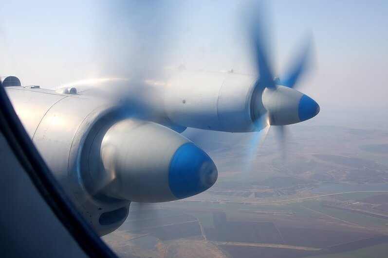 Пропеллеры в нормальном состоянии