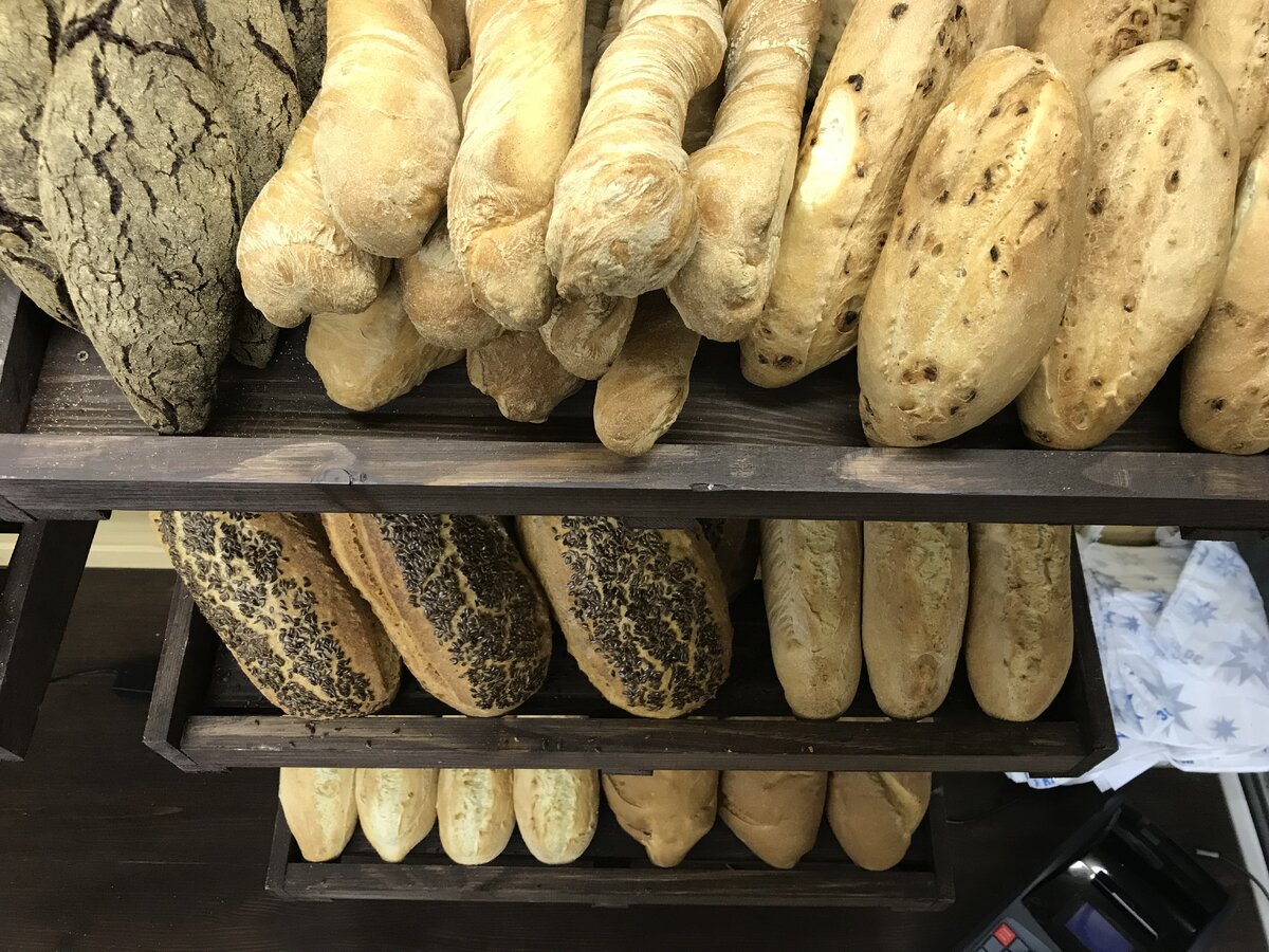 Витрина пекарни