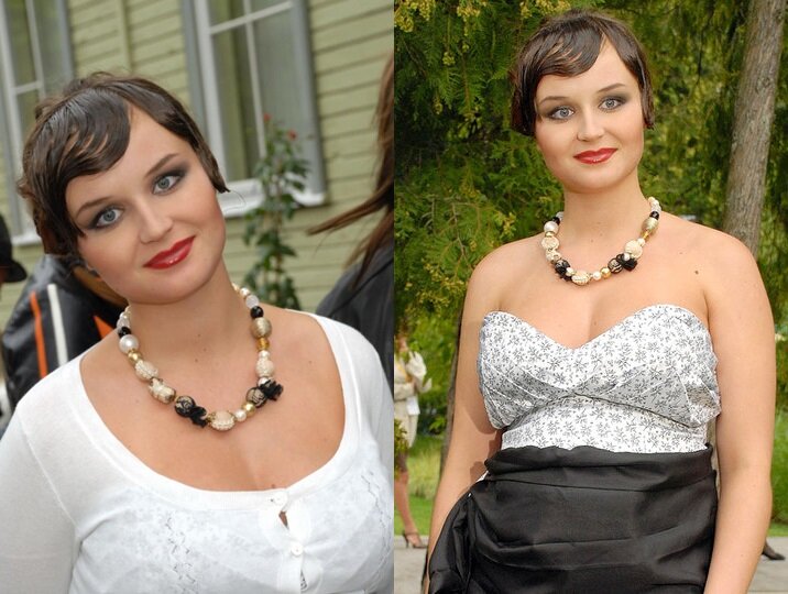 Полина гагарина толстая фото до и после фото