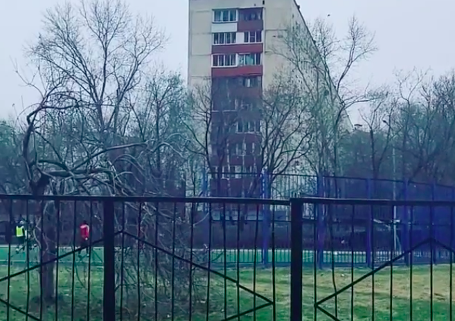 Панельки вдоль Амурской улицы