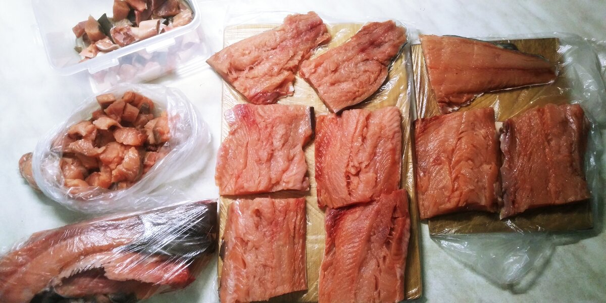 Заготовки из горбуши