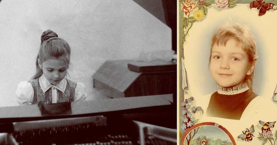 Марина Девятова в детстве
