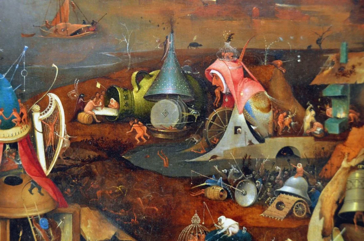 Иероним Босх "Страшный суд" (фрагмент)