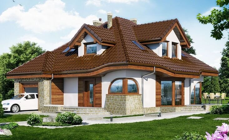 Каркасный дом "Темпе", 281 кв. м., от строительной компании "Дачный Сезон"