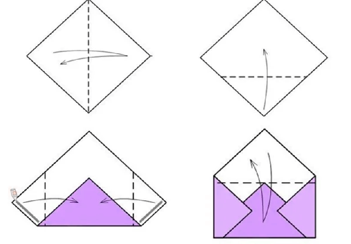 Простая инструкция по изготовлению конверта своими руками