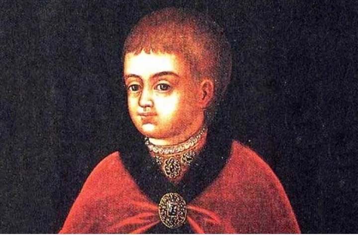 Петр |, когда был ещё ребёнком.