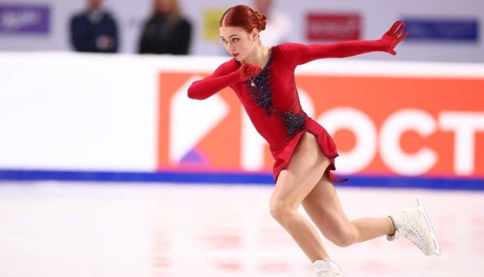 Александра Трусова допустила ошибки в короткой программе