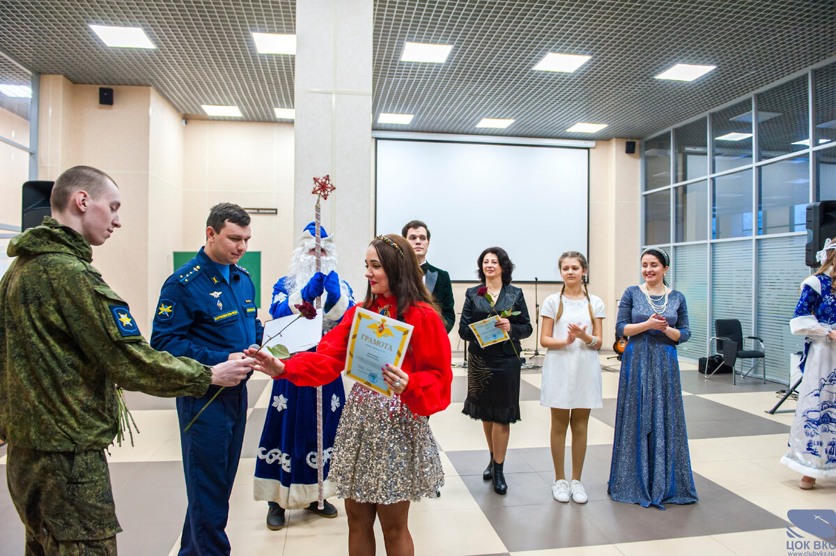 В период новогодних и рождественских праздников в Воздушно-космических силах были проведены многочисленные мероприятия