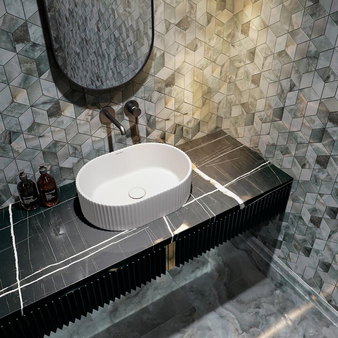 РАКОВИНА ARTBASIN VENTO НАКЛАДНАЯ 50, БЕЛАЯ ГЛЯНЦЕВАЯ