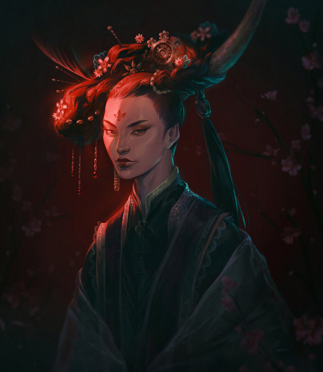 У Цзэтянь — китайская императрица / © ivetto / ivetto.artstation.com